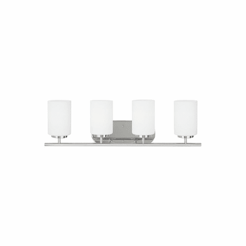 Sea Gull Oslo 4-LT Wall/Bath Light - Chrome - 41163EN3-05