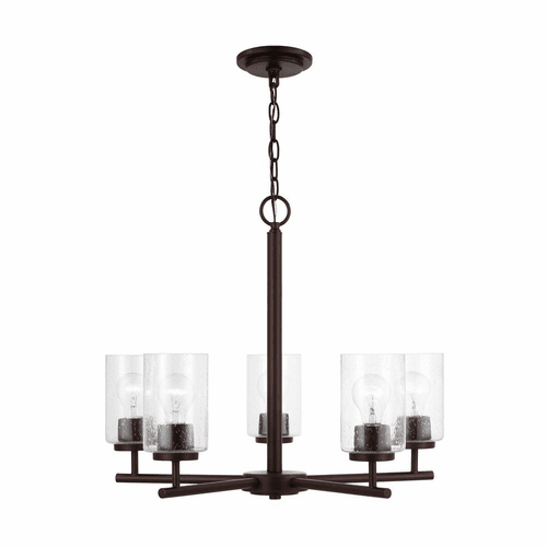 Sea Gull Oslo 5-LT Chandelier - Bronze - 31171-710