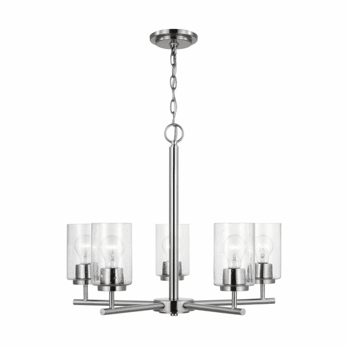 Sea Gull Oslo 5-LT Chandelier - Brushed Nickel - 31171-962