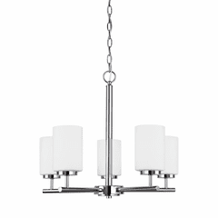 Sea Gull Oslo 5-LT Chandelier - Chrome - 31161-05