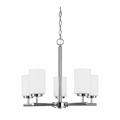 Sea Gull Oslo 5-LT Chandelier - Chrome - 31161EN3-05
