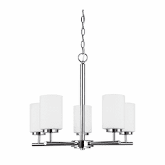 Sea Gull Oslo 5-LT Chandelier - Chrome - 31161EN3-05