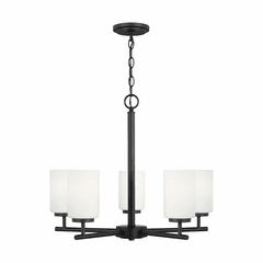 Sea Gull Oslo 5-LT Chandelier - Midnight Black - 31161-112