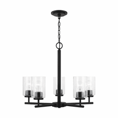 Sea Gull Oslo 5-LT Chandelier - Midnight Black - 31171-112