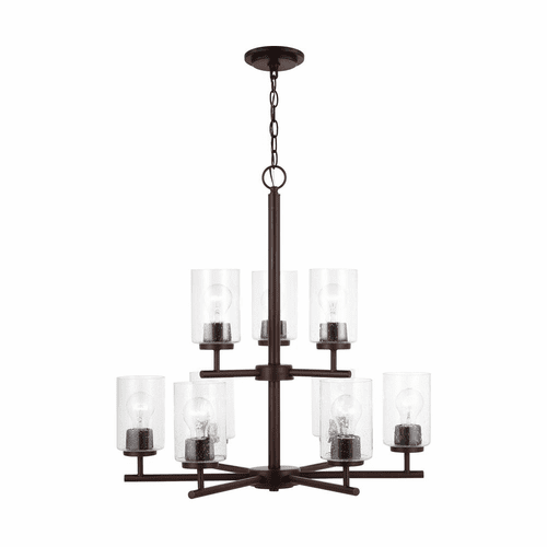 Sea Gull Oslo 9-LT Chandelier - Bronze - 31172-710