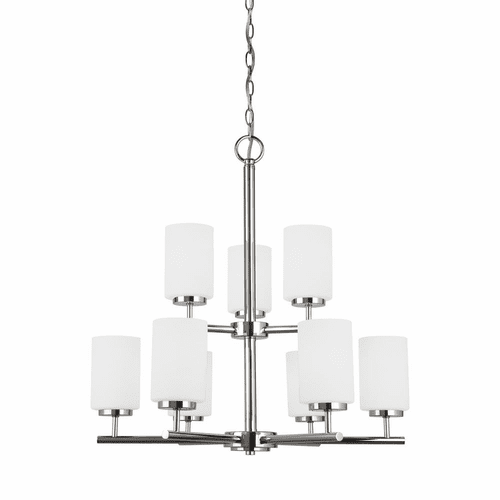 Sea Gull Oslo 9-LT Chandelier - Chrome - 31162-05