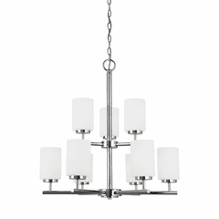 Sea Gull Oslo 9-LT Chandelier - Chrome - 31162-05