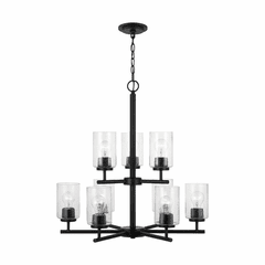 Sea Gull Oslo 9-LT Chandelier - Midnight Black - 31172-112