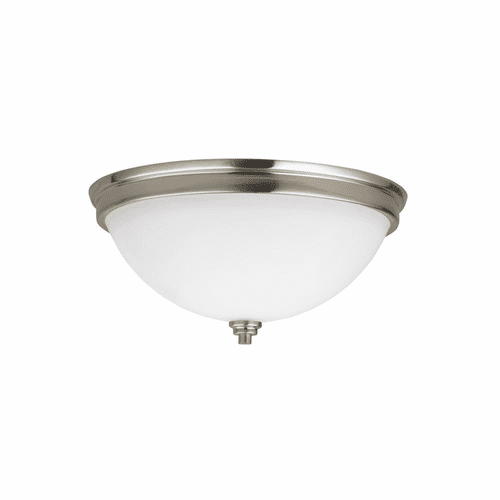 Sea Gull Parkfield 2-LT Ceiling Flush Mount - Brushed Nickel - 75520EN3-962
