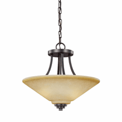 Sea Gull Parkfield 2-LT Semi-Flush/Pendant - Flemish Bronze - 7713002EN3-845