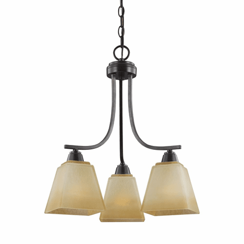 Sea Gull Parkfield 3-LT Chandelier - Flemish Bronze - 3213003-845