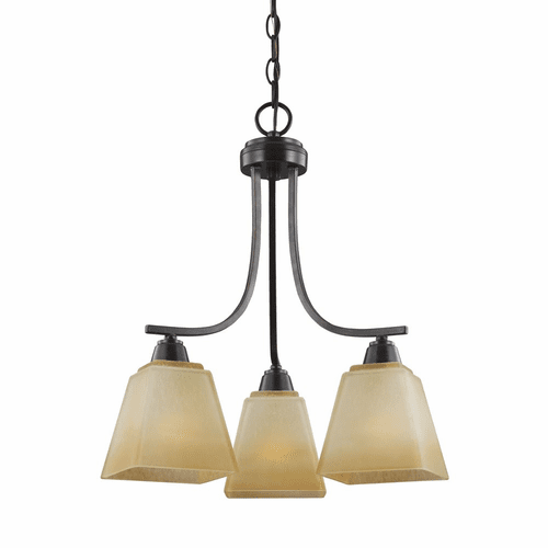 Sea Gull Parkfield 3-LT Chandelier - Flemish Bronze - 3213003EN3-845