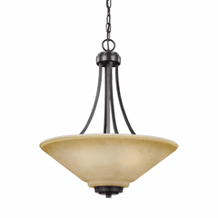 Sea Gull Parkfield 3-LT Pendant - Flemish Bronze - 6613003EN3-845