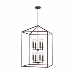 Sea Gull Perryton Large 8-LT Hall/Foyer Light - Bronze - 5115008-710