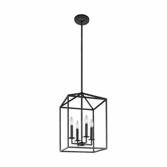 Sea Gull Perryton Medium 4-LT Hall/Foyer Light - Blacksmith - 5115004-839