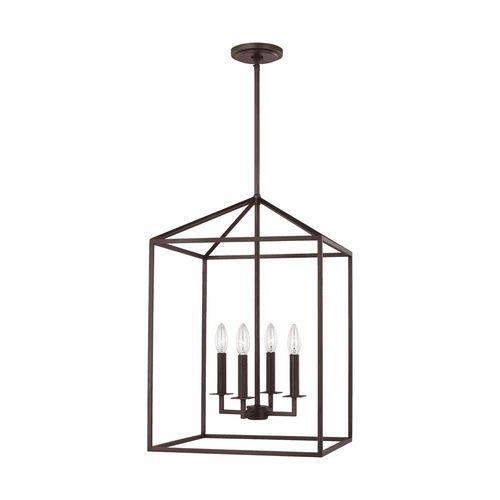 Sea Gull Perryton Medium 4-LT Hall/Foyer Light - Bronze - 5115004-710