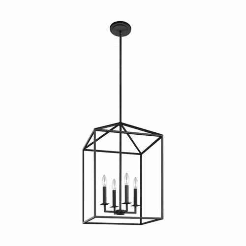 Sea Gull Perryton Small 4-LT Hall/Foyer Light - Blacksmith - 5215004-839