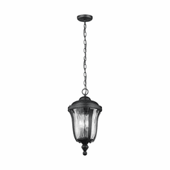 Sea Gull Perrywood 1-LT LED Outdoor Pendant - Black - 6214203EN-12