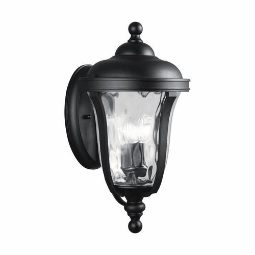 Sea Gull Perrywood Large 3-LT LED Outdoor Wall Lantern - Black - 8714203EN-12