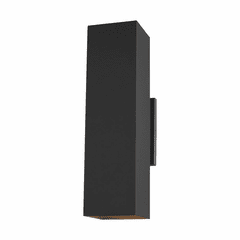 Sea Gull Pohl Large 2-LT Outdoor Wall Lantern - Black - 8831702-12