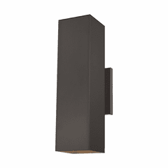 Sea Gull Pohl Large 2-LT Outdoor Wall Lantern - Bronze - 8831702-10