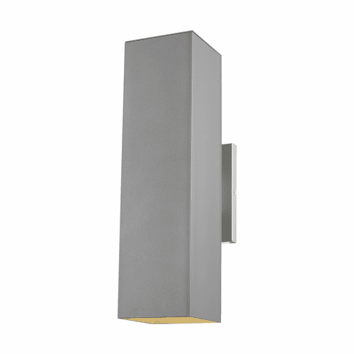 Sea Gull Pohl Large 2-LT Outdoor Wall Lantern - Nickel - 8831702-753