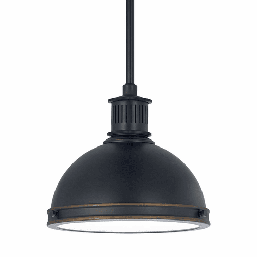 Sea Gull Pratt Street Metal 1-LT Pendant - Autumn Bronze - 65085-715