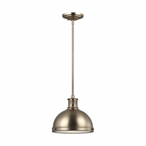 Sea Gull Pratt Street Metal 1-LT Pendant - Satin Bronze - 65085-848
