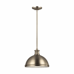 Sea Gull Pratt Street Metal 2-LT Pendant - Satin Bronze - 65086-848