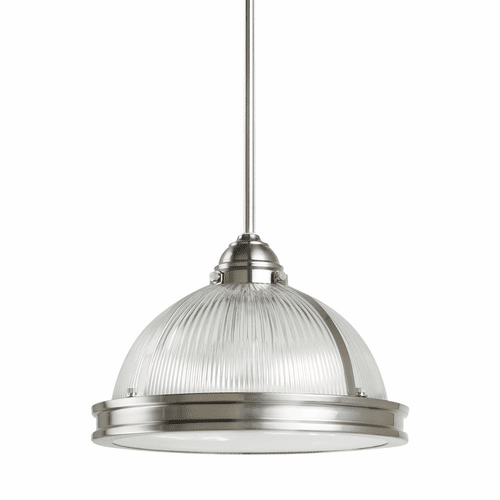 Sea Gull Pratt Street Prismatic 2-LT Pendant - Brushed Nickel - 65061-962