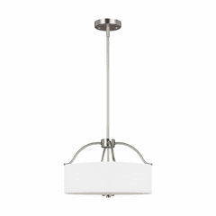 Sea Gull Reynar 3L Chrome Pendant - Brushed Chrome - 6502003