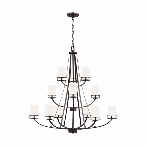 Sea Gull Robie 12-LT Chandelier - Sienna - 3121612-710