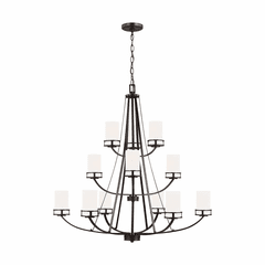 Sea Gull Robie 12-LT Chandelier - Sienna - 3121612-710 Sea Gull Robie 12-LT Chandelier - Sienna - 3121612-710