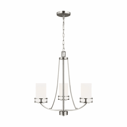Sea Gull Robie 3-LT Chandelier - Nickel - 3121603-962
