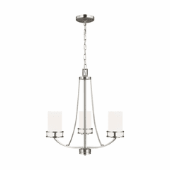 Sea Gull Robie 3-LT Chandelier - Nickel - 3121603-962