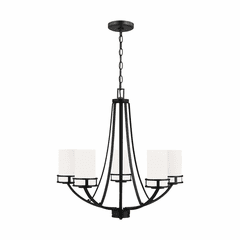 Sea Gull Robie 5-LT Chandelier - Black - 3121605-112
