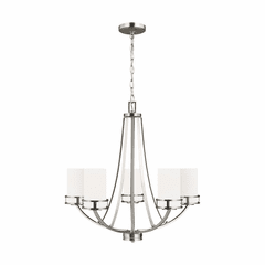 Sea Gull Robie 5-LT Chandelier - Nickel - 3121605-962