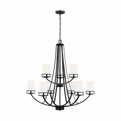 Sea Gull Robie 9-LT Chandelier - Black - 3121609-112
