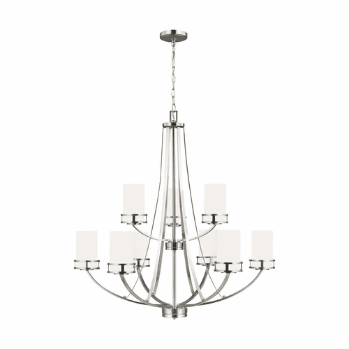 Sea Gull Robie 9-LT Chandelier - Nickel - 3121609-962
