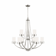 Sea Gull Robie 9-LT Chandelier - Nickel - 3121609-962