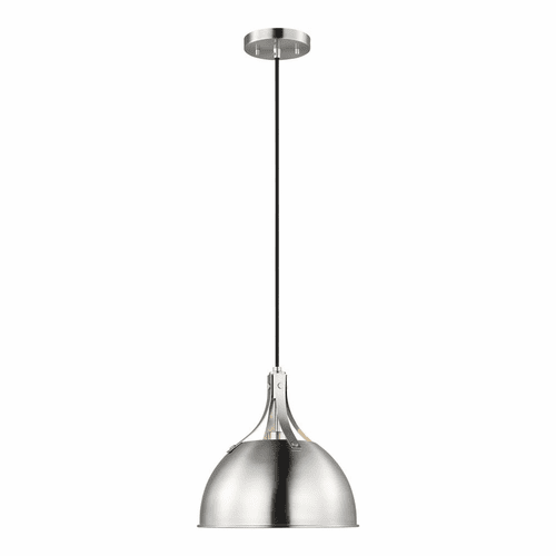 Sea Gull Rockland 1-LT Pendant - Brushed Nickel - 6524201-962