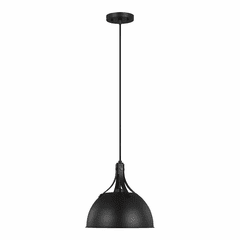Sea Gull Rockland 1-LT Pendant - Midnight Black - 6524201-112 Sea Gull Rockland 1-LT Pendant - Midnight Black - 6524201-112