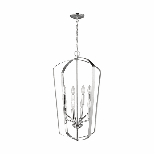 Sea Gull Romee Large 8-LT Hall / Foyer - Chrome - 5134908-05