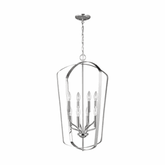 Sea Gull Romee Large 8-LT Hall / Foyer - Chrome - 5134908-05 Sea Gull Romee Large 8-LT Hall / Foyer - Chrome - 5134908-05