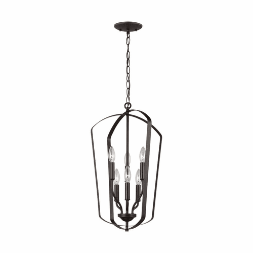 Sea Gull Romee Medium 6-LT Hall/Foyer Light - Heirloom Bronze - 5134906-782