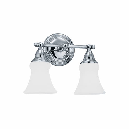 Sea Gull Sagemore 2-LT Wall/Bath Light - Chrome - 40124-05