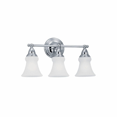 Sea Gull Sagemore 3-LT Wall/Bath Light - Chrome - 40125-05