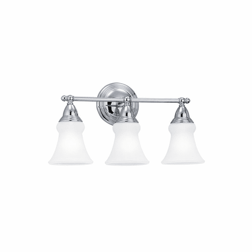 Sea Gull Sagemore 3-LT Wall/Bath Light - Chrome - 40125EN3-05