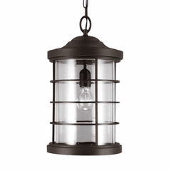 Sea Gull Sauganash 1-LT Outdoor Pendant - Antique Bronze - 6224401-71