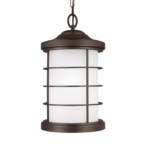Sea Gull Sauganash 1-LT Outdoor Pendant - Antique Bronze - 6224451EN3-71